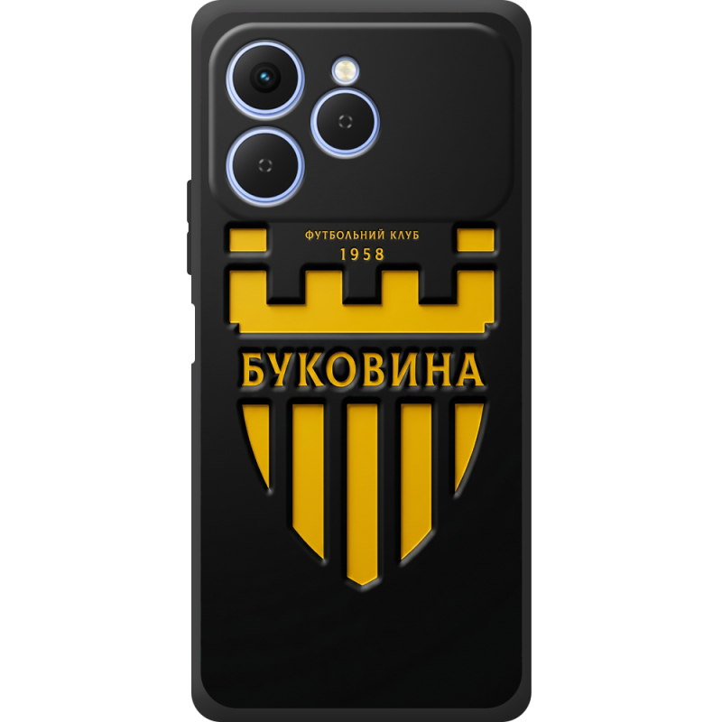Чорний чохол BoxFace Tecno Spark 40 