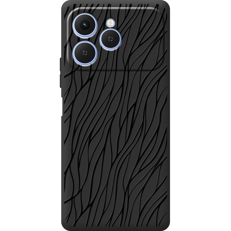 Чорний чохол BoxFace Tecno Spark 40 