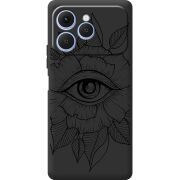 Чорний чохол BoxFace Tecno Spark 40 Eye