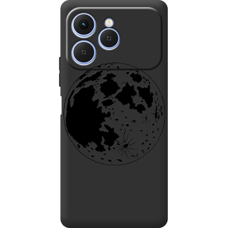 Чорний чохол BoxFace Tecno Spark 40 Planet