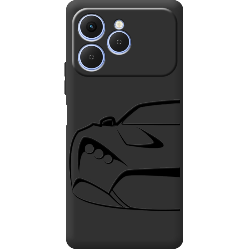 Чорний чохол BoxFace Tecno Spark 40 Sportcar