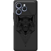 Чорний чохол BoxFace Tecno Spark 40 