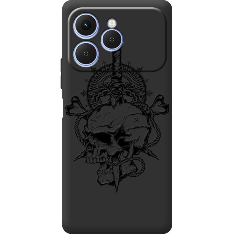 Чорний чохол BoxFace Tecno Spark 40 