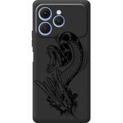 Чорний чохол BoxFace Tecno Spark 40 Snake