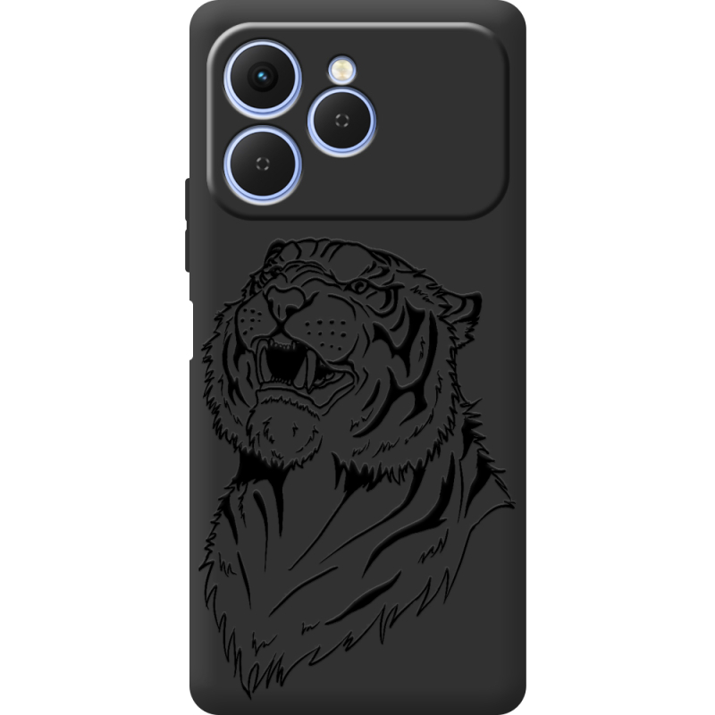 Чорний чохол BoxFace Tecno Spark 40 