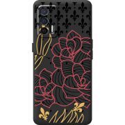 Чорний чохол BoxFace Realme GT 5G FranceFlowers