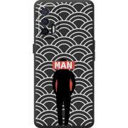 Чорний чохол BoxFace Realme GT 5G Man Pattern