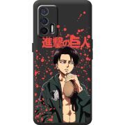 Чорний чохол BoxFace Realme GT 5G Атака Титанов Леви