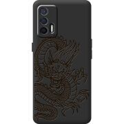 Чорний чохол BoxFace Realme GT 5G Chinese Dragon