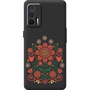 Чорний чохол BoxFace Realme GT 5G Ukrainian Ornament