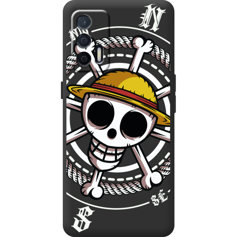 Чорний чохол BoxFace Realme GT 5G One Piece Компас