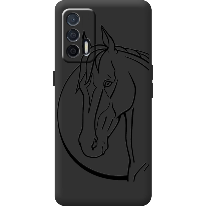 Чорний чохол BoxFace Realme GT 5G Horse