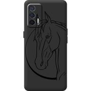 Чорний чохол BoxFace Realme GT 5G Horse