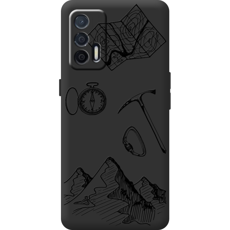 Чорний чохол BoxFace Realme GT 5G Mountains