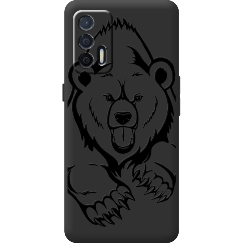 Чорний чохол BoxFace Realme GT 5G Grizzly Bear