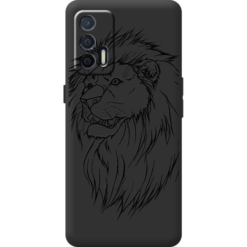 Чорний чохол BoxFace Realme GT 5G Lion