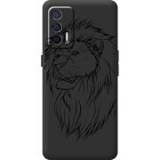 Чорний чохол BoxFace Realme GT 5G Lion