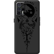 Чорний чохол BoxFace Realme GT 5G Hugin and Munin