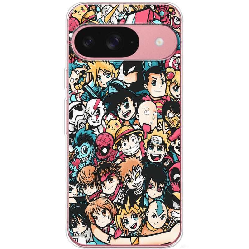 Чохол BoxFace Google Pixel 10 Anime Stickers