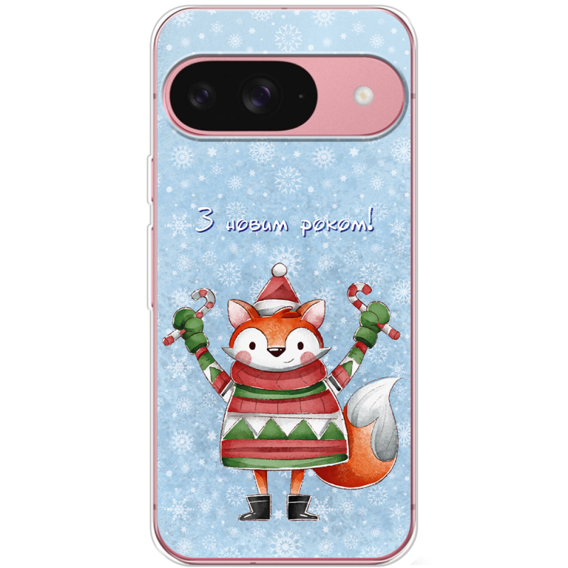 Чохол BoxFace Google Pixel 10 Fox З новим роком!