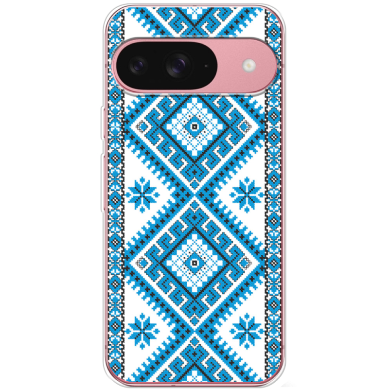 Чохол BoxFace Google Pixel 10 Блакитний Орнамент