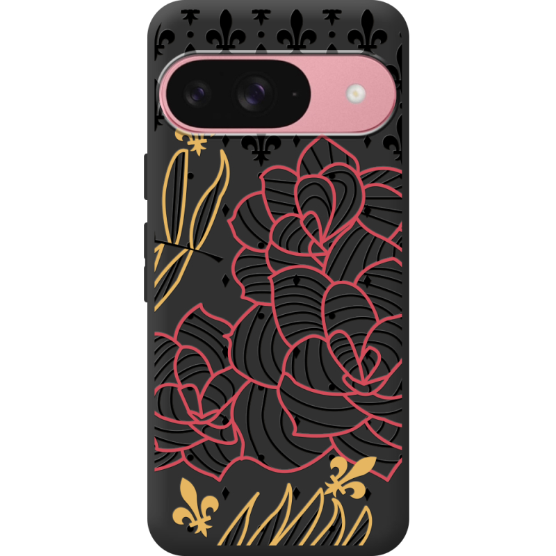 Чорний чохол BoxFace Google Pixel 10 FranceFlowers