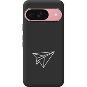 Чорний чохол BoxFace Google Pixel 10 Paper Plane