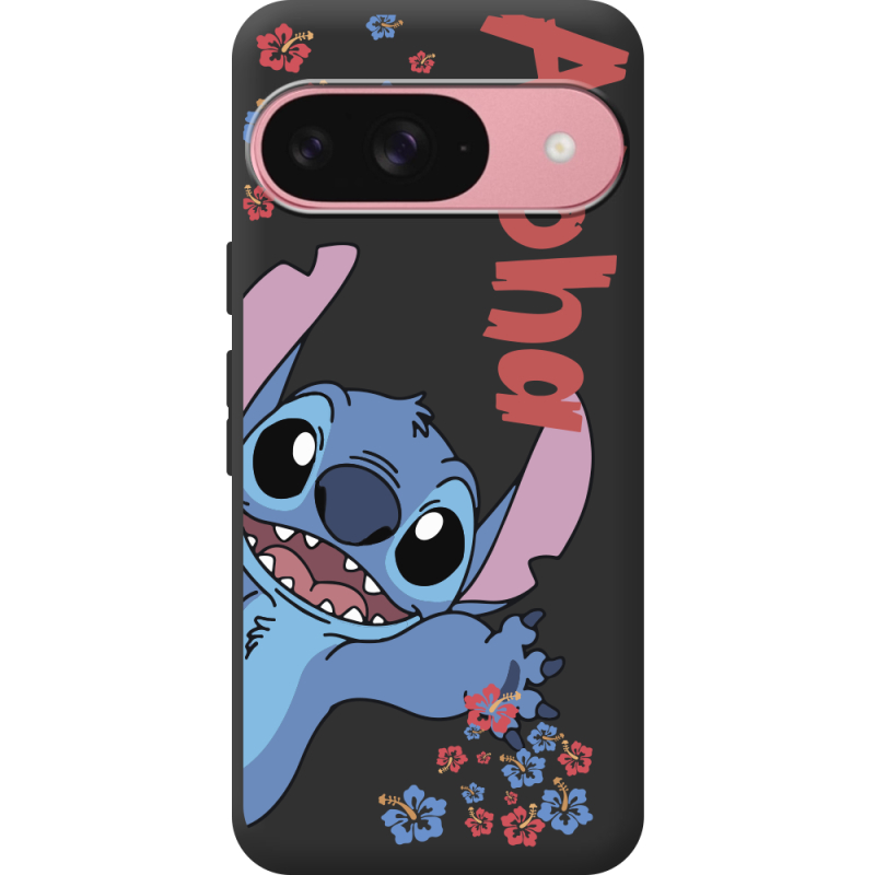 Чорний чохол BoxFace Google Pixel 10 Гавайський гість Stich