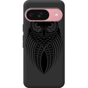 Чорний чохол BoxFace Google Pixel 10 Owl