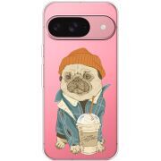 Прозорий чохол BoxFace Google Pixel 10 Dog Coffeeman