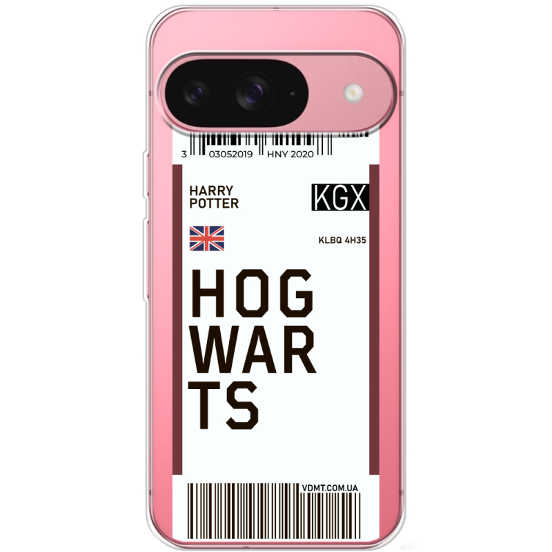 Прозорий чохол BoxFace Google Pixel 10 Ticket Hogwarts