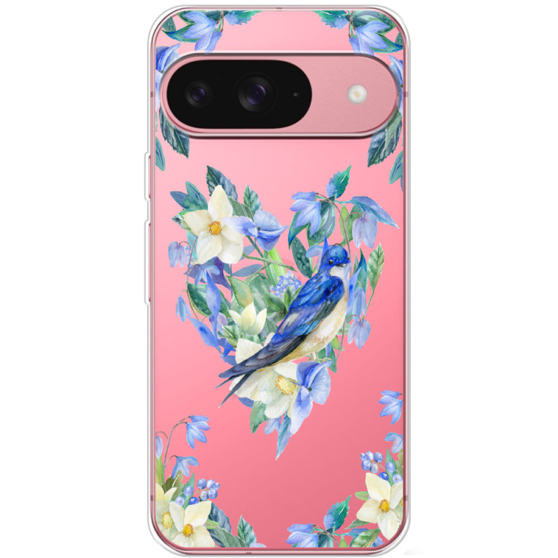 Прозорий чохол BoxFace Google Pixel 10 Spring Bird