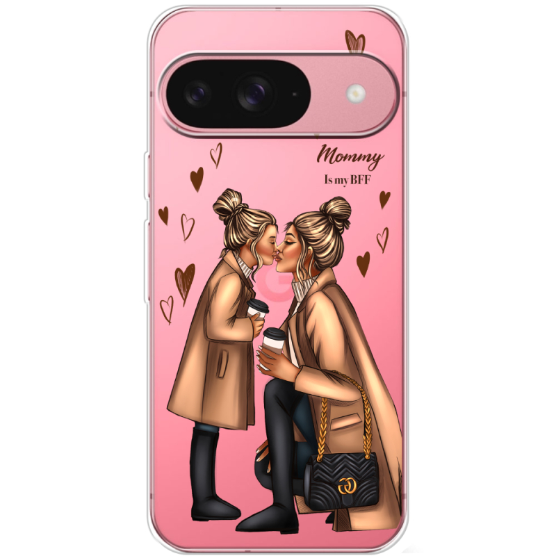 Прозорий чохол BoxFace Google Pixel 10 Mommy Is My BFF