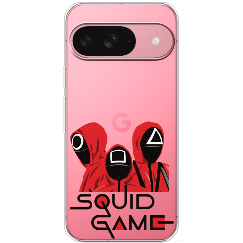 Прозорий чохол BoxFace Google Pixel 10 siquid game люди в красном