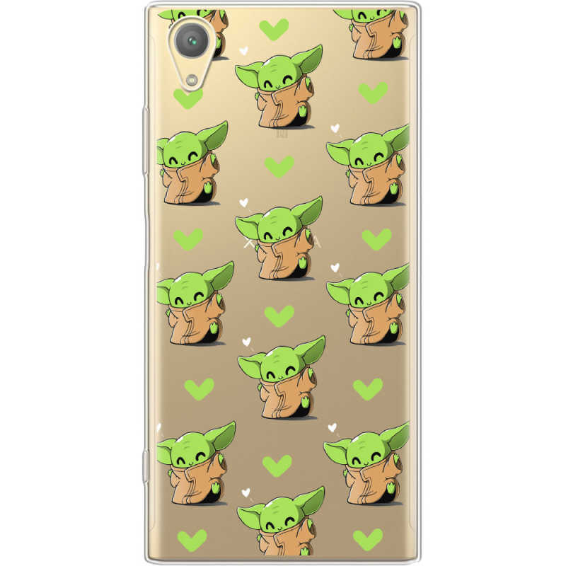 Прозрачный чехол Uprint Sony Xperia XA1 Plus G3412  Pattern Baby Yoda