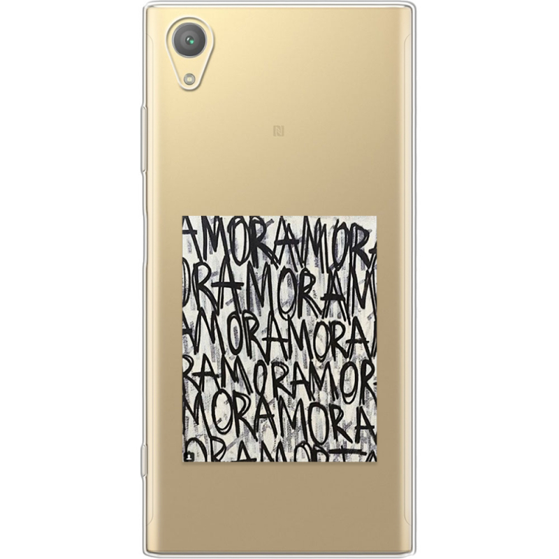 Прозрачный чехол Uprint Sony Xperia XA1 Plus G3412  Amor Amor