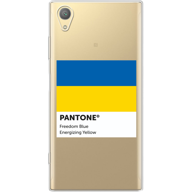 Прозрачный чехол Uprint Sony Xperia XA1 Plus G3412  Pantone вільний синій