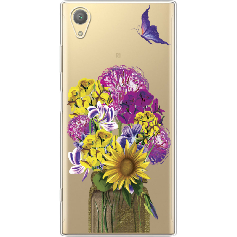 Прозрачный чехол Uprint Sony Xperia XA1 Plus G3412  My Bouquet