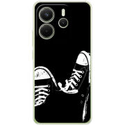 Чохол BoxFace Xiaomi Redmi Note 14 4G Global version Black Sneakers