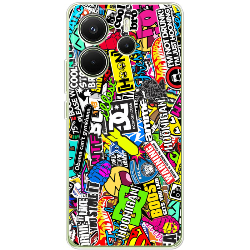 Чохол BoxFace Xiaomi Redmi Note 14 4G Global version Multicolored Inscriptions