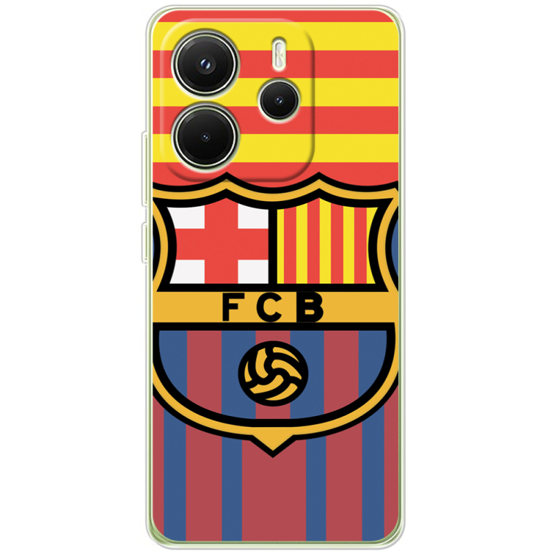 Чохол BoxFace Xiaomi Redmi Note 14 4G Global version FC Barsa