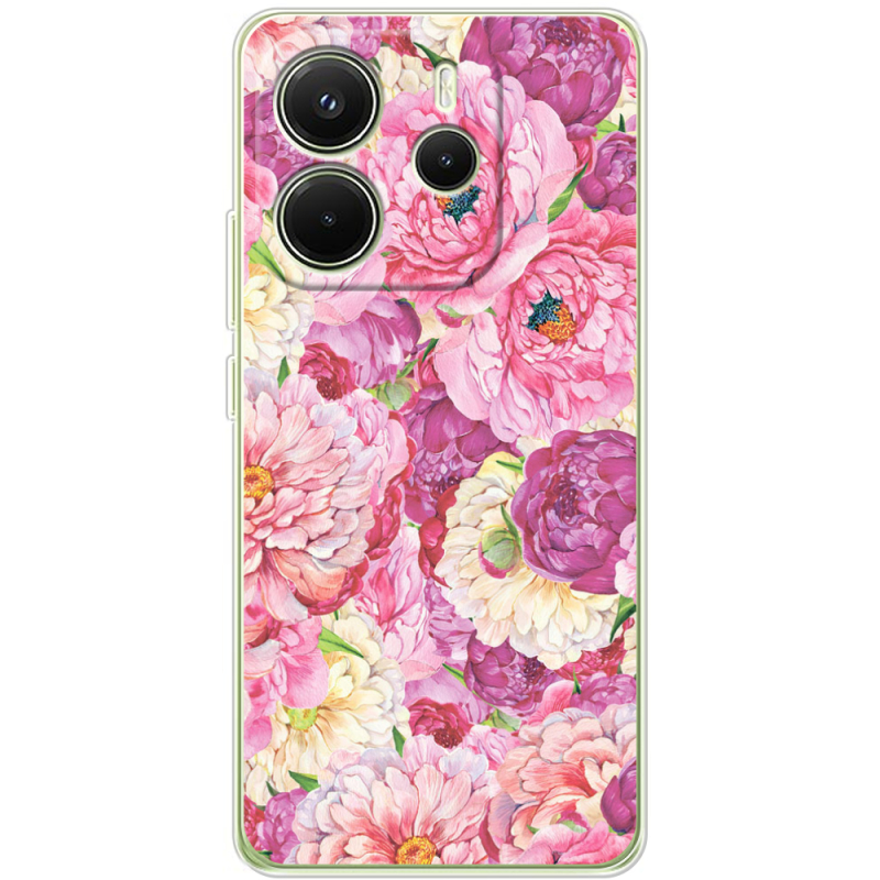 Чохол BoxFace Xiaomi Redmi Note 14 4G Global version Pink Peonies