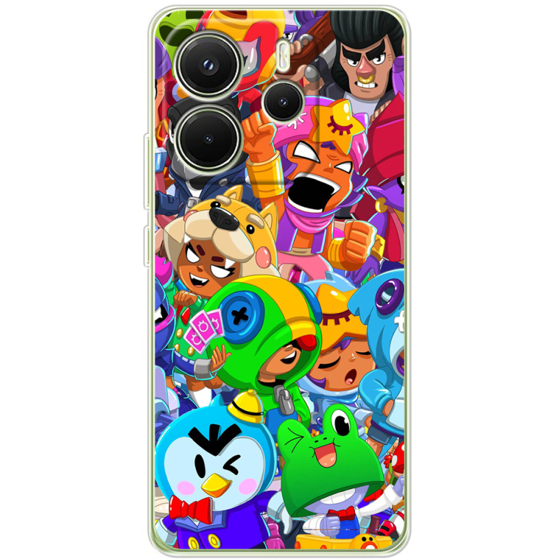Чохол BoxFace Xiaomi Redmi Note 14 4G Global version friends brawl stars
