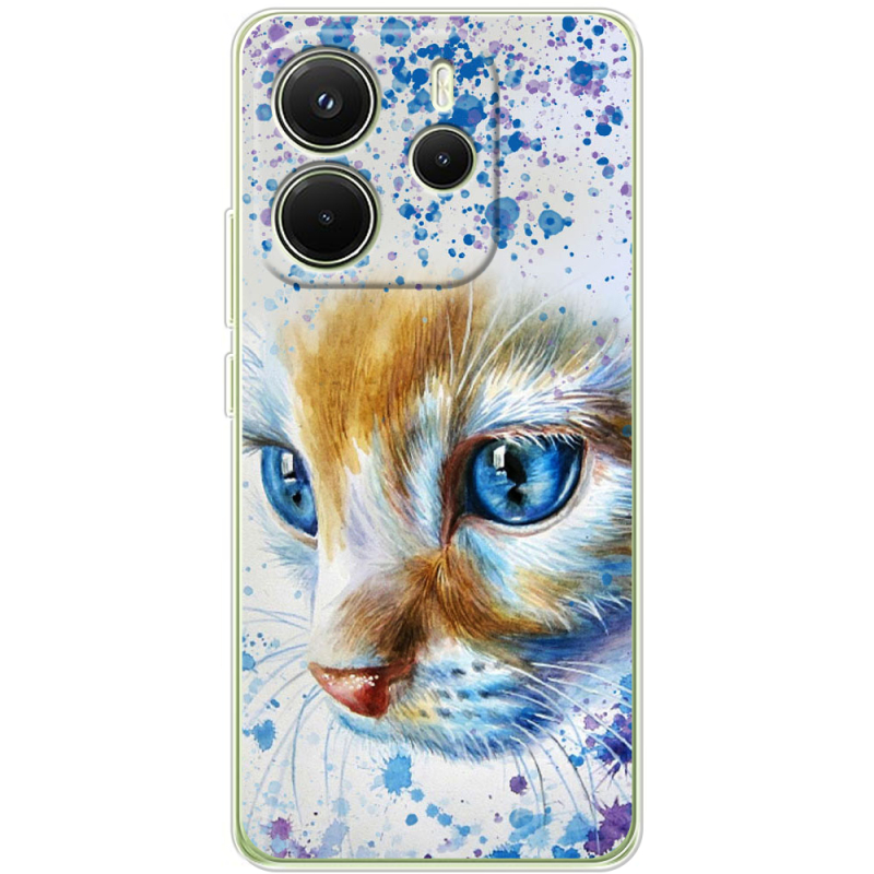 Чохол BoxFace Xiaomi Redmi Note 14 4G Global version Голубоглазый Кот