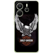 Чохол BoxFace Xiaomi Redmi Note 14 4G Global version Harley Davidson and eagle