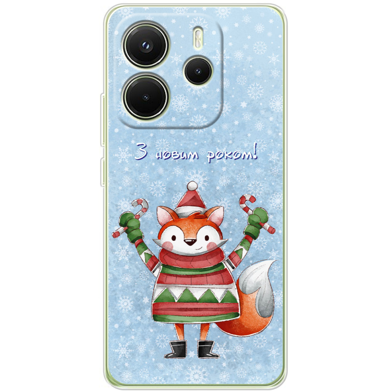 Чохол BoxFace Xiaomi Redmi Note 14 4G Global version Fox З новим роком!