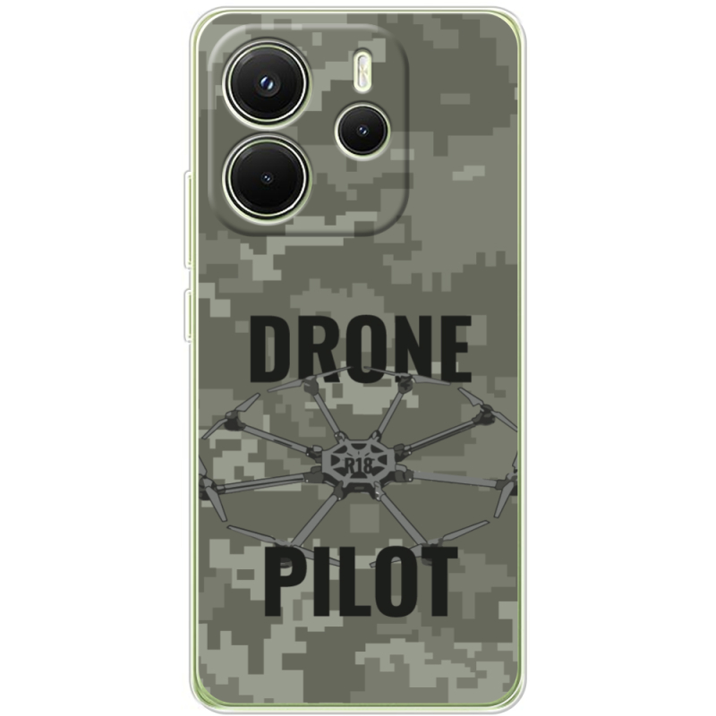 Чохол BoxFace Xiaomi Redmi Note 14 4G Global version Drone Pilot