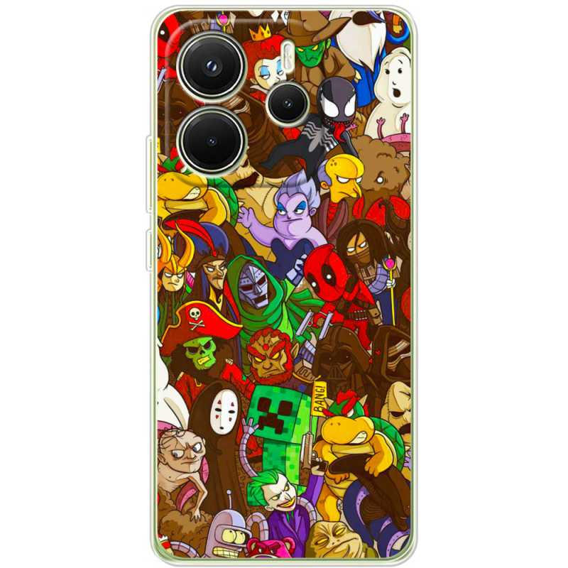 Чохол BoxFace Xiaomi Redmi Note 14 4G Global version Злодеи