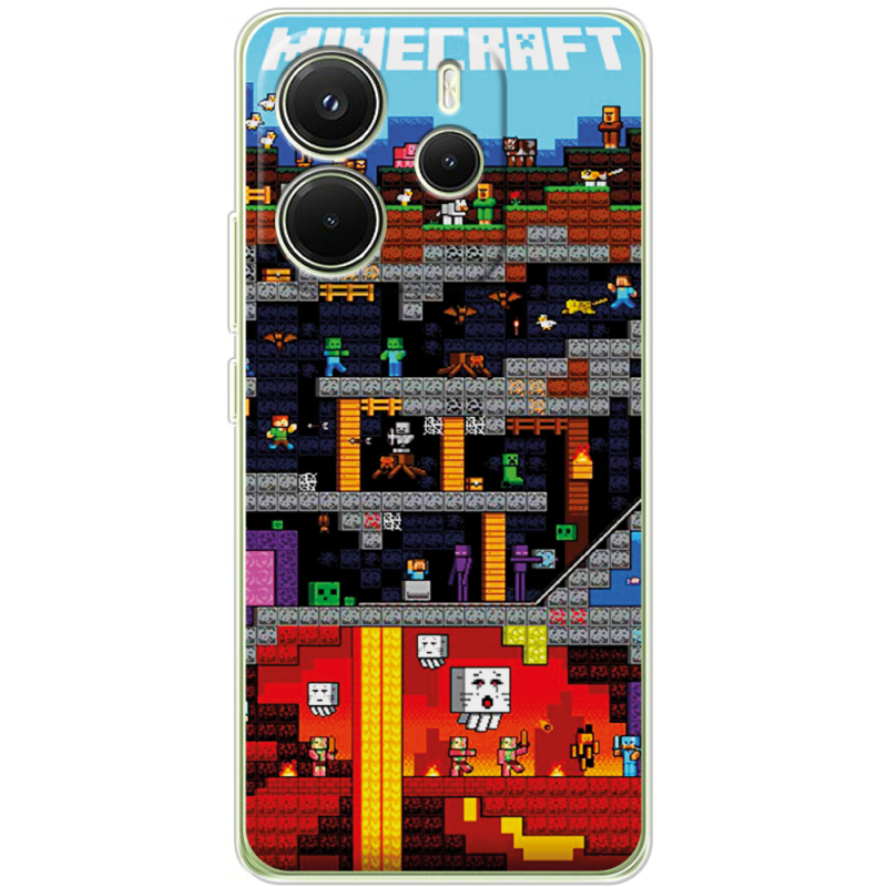 Чохол BoxFace Xiaomi Redmi Note 14 4G Global version Minecraft Lode Runner