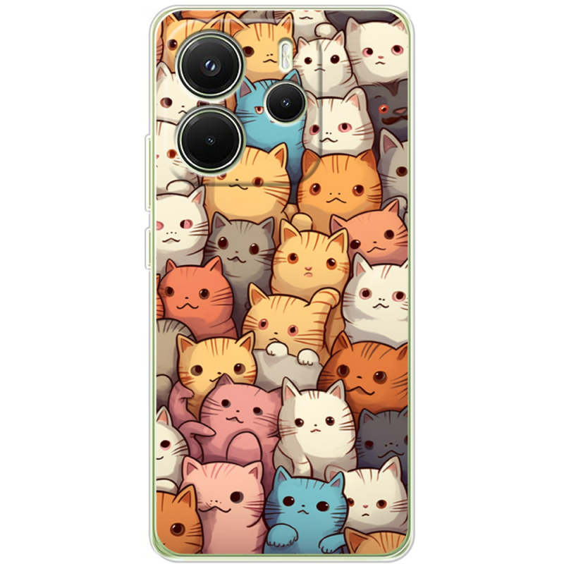 Чохол BoxFace Xiaomi Redmi Note 14 4G Global version Котики муркотики